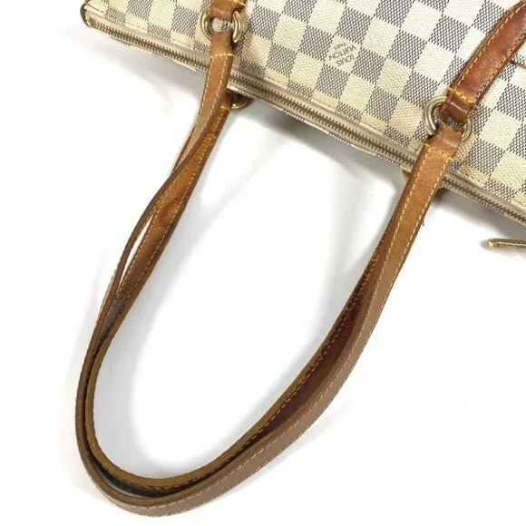 LOUIS VUITTON N51261 Damier Azur TotallyPM Tote Bag Shoulder Bag - Picture 8 of 16
